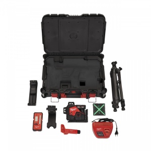 Kit nivelă laser verde cu 3 planuri 360° M12™3PLKIT-401P - Img 3