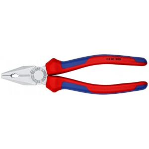 KNIPEX 03 05 200 Patent combinat cu manşoane multicomponent cromat 200 mm - Img 3