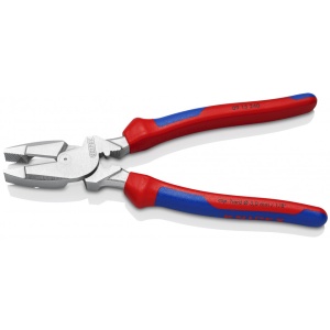 KNIPEX 09 15 240 Patenti Combi cu parghie mare "Lineman's Pliers" model american cu manşoane multicomponent cromat 240 mm - Img 2