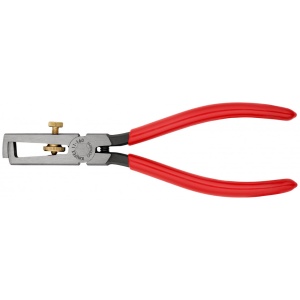 KNIPEX 11 01 160 Clește dezizolator Cu arc de deschidere, universal acoperite cu plastic vopsit negru 160 mm - Img 3