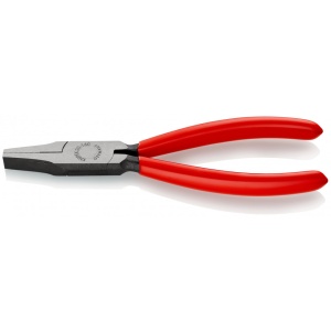 KNIPEX 20 01 160 Clește plat acoperite cu plastic vopsit negru 160 mm