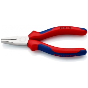 KNIPEX 20 05 140 Clește plat cu manşoane multicomponent cromat 140 mm