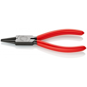 KNIPEX 22 01 140 Clește rotund acoperite cu plastic vopsit negru 140 mm