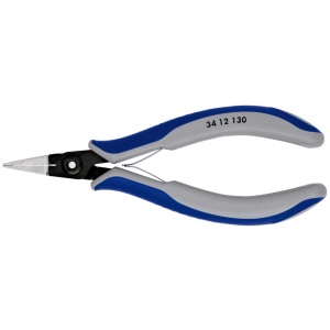 KNIPEX 34 12 130 Clește de apucare de precizie pentru sisteme electronice cu manşoane multicomponent brunat 135 mm - Img 2