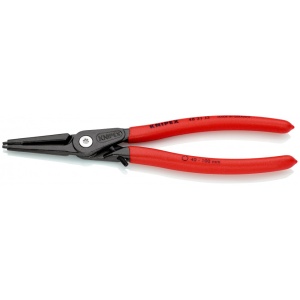 KNIPEX 48 31 J3 clește de precizie pentru inele de siguranță pentru inele interioare cu alezaje cu protecţie la supraîntindere acoperit cu material plastic aderent bonderizat în culoarea gri 225 mm