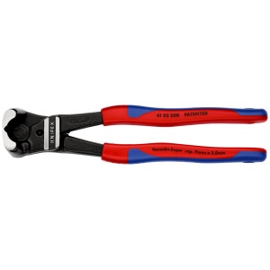 KNIPEX 61 02 200 Tăietor frontal pentru bolțuri cu transmisie mare a forței acoperite cu plastic vopsit negru 200 mm - Img 3