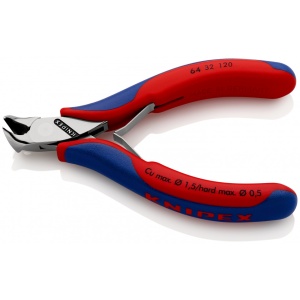 KNIPEX 64 32 120 Tăietor frontal pentru instalații electronice cu manşoane multicomponent 120 mm - Img 2