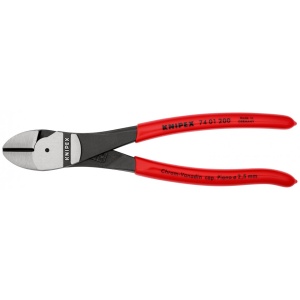 KNIPEX 74 01 200 Șfic de forță acoperite cu plastic vopsit negru 200 mm - Img 3