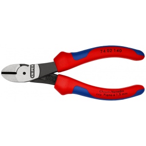 KNIPEX 74 02 140 Șfic de forță cu manşoane multicomponent vopsit negru 140 mm - Img 3