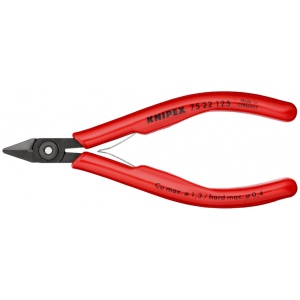 KNIPEX 75 22 125 Șfic pentru instalații electronice cu învelișuri din plastic brunat 125 mm - Img 1
