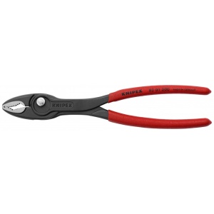KNIPEX 82 01 200 TwinGrip Clești cu prindere frontală acoperit cu material plastic aderent vopsit negru 200 mm - Img 4
