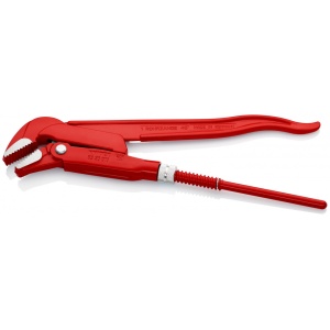 KNIPEX 83 20 010 clește pentru țevi la 45° vopsit electrostatic în roșu 320 mm - Img 3
