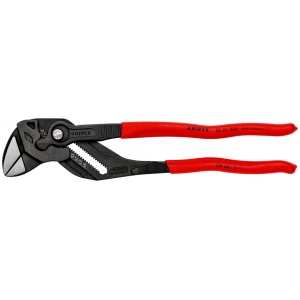 KNIPEX 86 01 300 Cheie de strângere Cleștele-cheie, clește și cheie într-o singură unealtă acoperit cu material plastic aderent bonderizat în culoarea gri 300 mm - Img 3