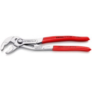 KNIPEX 87 03 250 SB Cobra® Clește high tech pentru pompe de apă acoperit cu material plastic aderent cromat 250 mm (carton cu autoservire/în blister) - Img 2