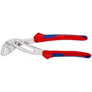 KNIPEX 88 05 180 Alligator® Cleşte pentru pompe de apă cu manşoane multicomponent cromat 180 mm - Img 3