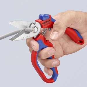 KNIPEX 95 05 20 SB Foarfecă pentru electricieni angulară cu braţe cu manşoane multicomponente, rigidizate cu fibră de sticlă 160 mm - Img 7