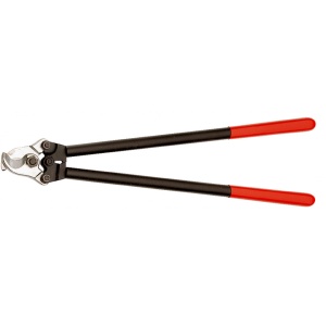 KNIPEX 95 21 600 Foarfece de tăiat cabluri pentru operarea cu două mâini cu învelișuri din plastic 600 mm