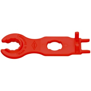 KNIPEX 97 49 66 2 Set de scule de montaj pentru conectori cu fişă MC4 pentru instalații solare (multicontact) 115 mm (carton cu autoservire/în blister)