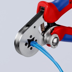 KNIPEX 97 55 04 clește de sertizat ferule, cu autoreglaj cu introducere laterală cu manşoane multicomponent cromat 180 mm - Img 7