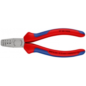 KNIPEX 97 62 145 A clește de sertizare pentru ferule cu manşoane multicomponent 145 mm - Img 3
