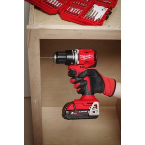 M18 BLDDRC-202X Mașină de găurit, compactă, cu motor fără perii, 2 baterii 2Ah, incarcator, cuplu 60.5 Nm - Img 8