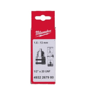 Mandrine cu cheie Milwaukee - 1.5 - 13 - ½″ x 20 with safety screw - Img 2