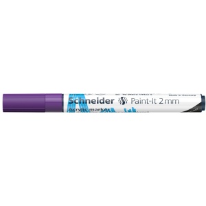 Marker cu vopsea acrilică Paint-It 310 2 mm Schneider - Img 9