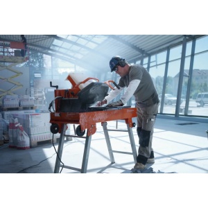 Masa taiat placi ceramice Husqvarna TS 400 F, 3hp, 230V (EU), 2.2 kW, disc 400 mm, adancime taiere 120mm, lungime taiere 700 mm, 96kg - Img 5
