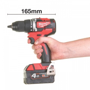 Mașină de găurit, compactă, cu motor fără perii M18™ M18 CBLDD-502C ( KIT: 2 x M18 B5 Acumulator, M12-18 C Încarcător, Kitbox) - Img 4