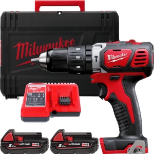 Mașină de găurit cu percuție compactă M18™ Milwaukee M18 BPD-202X, alimentare cu acumulator - echipat - Img 1