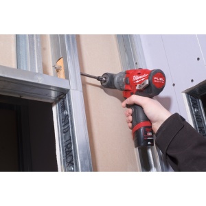 Masina de gaurit si insurubat cu percutie cu acumulator Milwaukee FUEL M12 FPDXKIT-202X, livrata cu acumulatori, valiza - Img 6