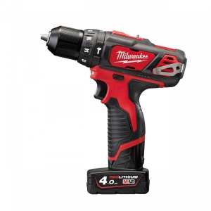 Masina de gaurit si insurubat cu percutie cu acumulator Milwaukee M12 BPD-0, cuplu 30 Nm, livrata fara acumulator