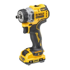 Masina de gaurit si insurubat Dewalt DCD703L2T, cu acumulatori XR 12V / 3.0Ah, 4 mandrine interschimbabile, 57.5 Nm, valiza de transport TSTAK - Img 2
