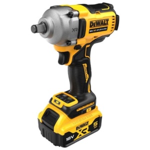 Masina de insurubat cu impact Dewalt DCF891P2T, patrat 1/2", max 812 Nm, cu 2 acumulatori 18V XR / 5.0 Ah si incarcator in valiza de transport - Img 4