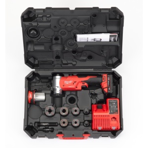 Masina de stantat hidraulica cu acumulator Milwaukee FORCE LOGIC M18 HKP-201CA, ∅ max gaurire 100 mm, livrata cu acumulatori, valiza - Img 13