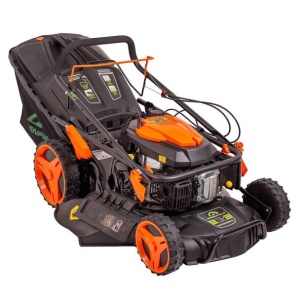 Masina de tuns gazonul pe benzina cu autotractiune Greenfield G-MTG530ARW-TX, 5.36 cp, 196 cmᶟ, 52.5 cm latime lucru, 7 trepte taiere, 70 l sac colector - Img 5