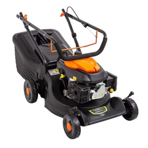 Masina de tuns gazonul pe benzina Greenfield G-MTG400-T6, 3.46 cp, 146 cmᶟ, 40 cm latime lucru, 6 trepte taiere, sac colector 40 l - Img 5