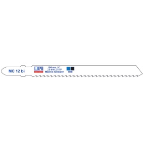 MC 12 BI Panza Bi-Metal pentru fierastrau vertical, prindere T, pentru neferoase / 5 bucati, DIM 100 x 7.8 x 1.27 mm
