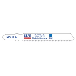 MG 12 BI Panza Bi-Metal pentru fierastrau vertical, pentru metale feroase si neferoase / 5 bucati, DIM 76.5 x 7.8 x 1.0 mm