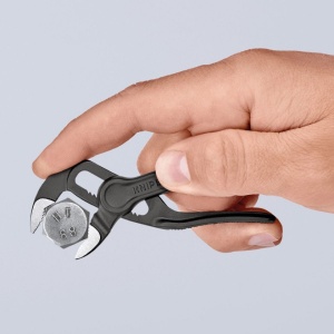 Mini cleste regrabil, KNIPEX Cobra XS, deschidere 1", 100 mm - Img 8