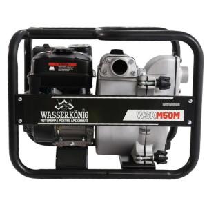 Motopompa 2" pentru apa cu namol Wasserkonig WSKM50M, maxim 35 m³/ora , inaltime refulare max 25 m, motor euro V, benzina, putere 7 CP - Img 2