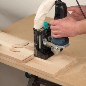 Multifreza pentru lemn pentru toate polizoarele unghiulare cu filet M14 Wolfcraft 2920000 compatibil cu alezaje filetate pentru manere (M6, M8, M10) - Img 4