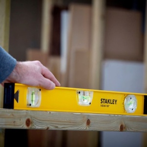 Nivela cu bula reglabila 180° Stanley 1-42-922, 100 cm, I- BEAM, 3 fiole - Img 3