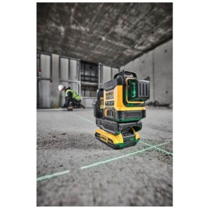 Nivela laser cu 3 linii DeWALT DCLE34031D1, fascicul verde, cu acumulator XR 18V / 2.0 Ah, 40 /100 m - Img 4