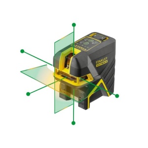 Nivela laser Stanley Fatmax FMHT77598-1, 5 puncte, linii in cruce, linie laser verde - Img 4