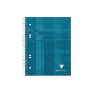 Notebook A5+ (16 x 21 cm) cu spirală, 90 file, Clairefontaine Bind'O Block