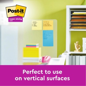 Notes adeziv 102 x 152 mm 100 file neon liniate Post-it 3M - Img 3