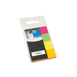 PageMarker 20 x 50 mm 200 file Neon Info Notes 4 culori/set