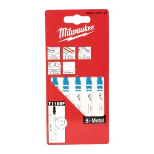 Pânze tradiționale Milwaukee 55 x 2 mm T 118 BF - 5 bucati - Img 2