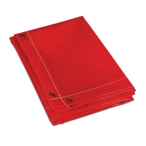 Paravan de protectie pentru sudura Telwin 802676, dimensiune 1740x1740 mm, rosu - Img 1